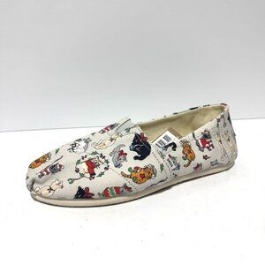 Tom’s Womens Belmont Slippers Cats Size 6.5 M